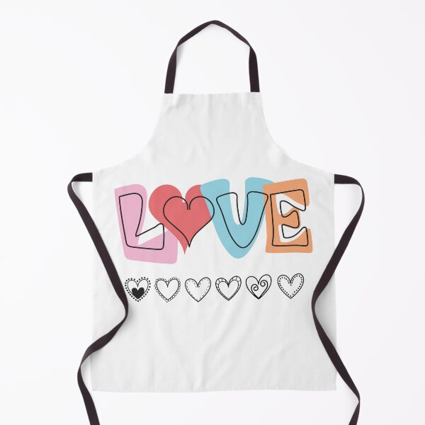 Item preview, Love text and hearts hand draw designed and sold by KanyaluckArtist.