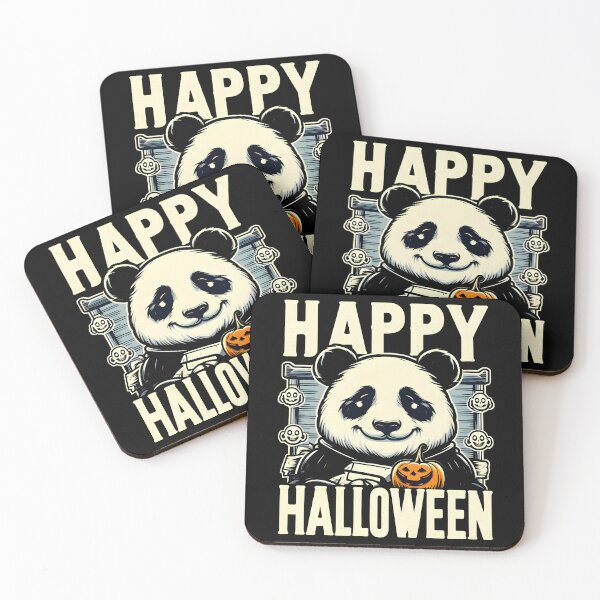 Item preview, Happy halloween Panda vintage cute panda and pumpkin designed and sold by YerrouDesing.