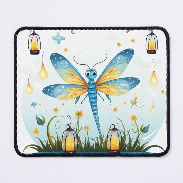 Item preview, Atmospheric dragonflys light up the night designed and sold by NuttyCottage.