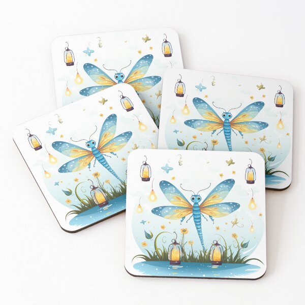 Item preview, Atmospheric dragonflys light up the night designed and sold by NuttyCottage.
