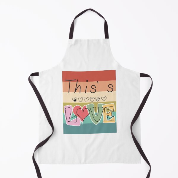 Item preview, This’ s love and hearts on retro color background, Handdraw text designed and sold by KanyaluckArtist.