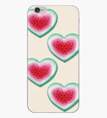 Summer Love - Watermelon Heart iPhone Case