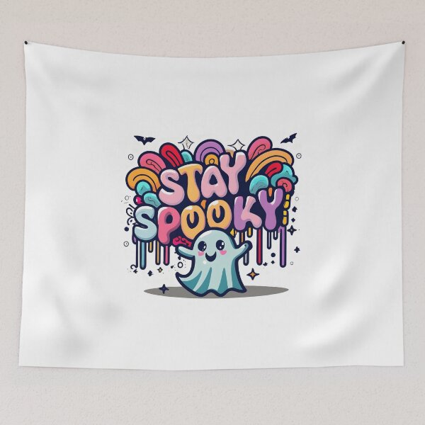 Item preview, Stay Spooky Cute Ghost designed and sold by ArtistriWear.