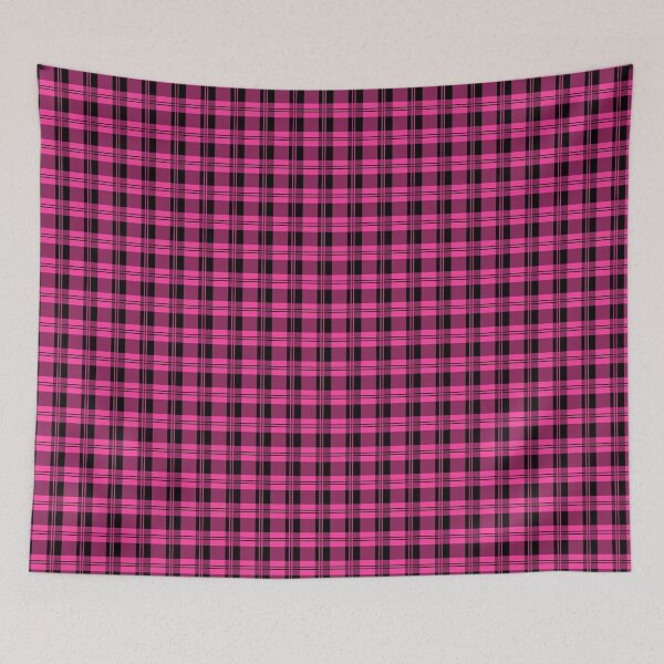 Item preview, Black Pink Plaid Pattern designed and sold by Kalaidas-Art.