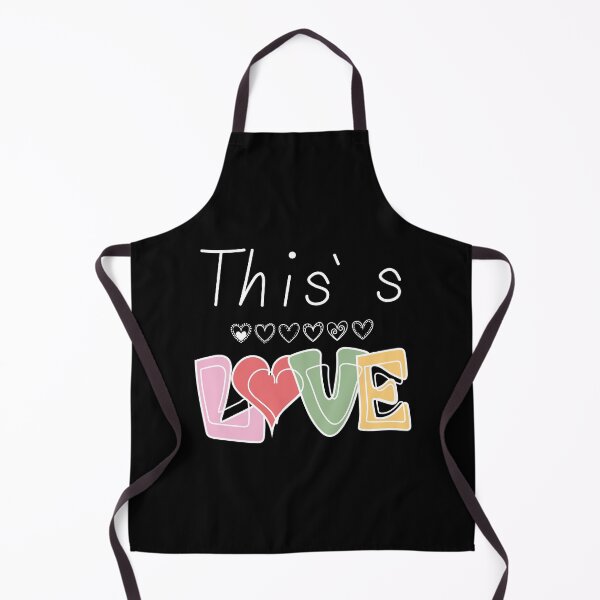 Item preview, This’ s love and hearts on black background , Handdraw text designed and sold by KanyaluckArtist.