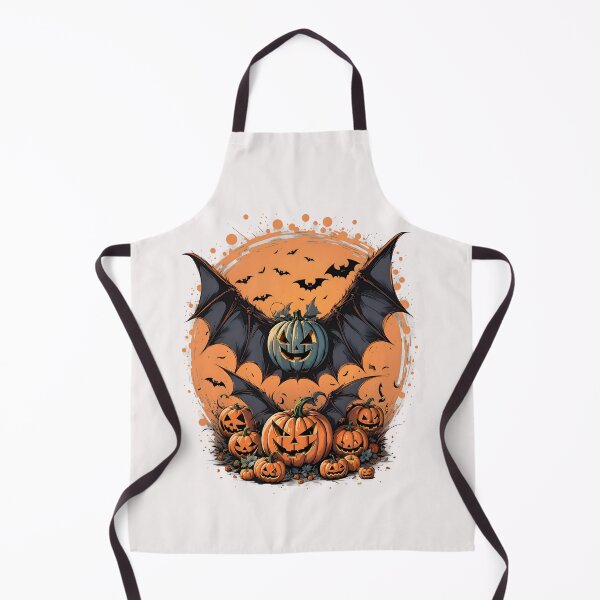 Item preview, Spooky Halloween Pumpkin Bat - Art Print designed and sold by ArtistriWear.