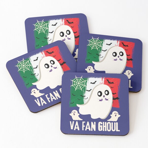 Item preview, Va Fan Ghoul Italia Ghost Italian Flag Italy Funny Halloween Party Men Women designed and sold by LittleZea.