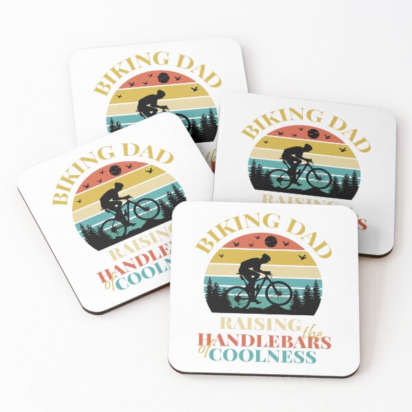 Item preview, Mountain Biking Dad - Raising the Handlebars of Coolness designed and sold by PlayfulMuse.