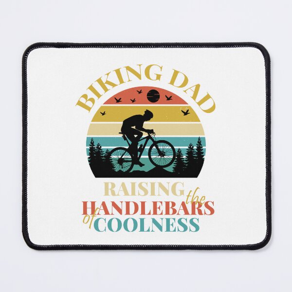 Item preview, Mountain Biking Dad - Raising the Handlebars of Coolness designed and sold by PlayfulMuse.