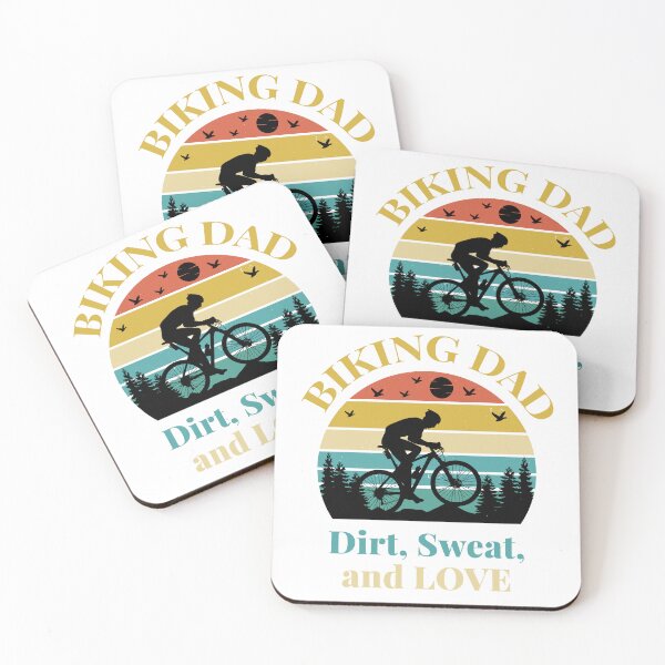 Item preview, Mountain Biking Dad - Dirt, Sweat, and Love designed and sold by PlayfulMuse.