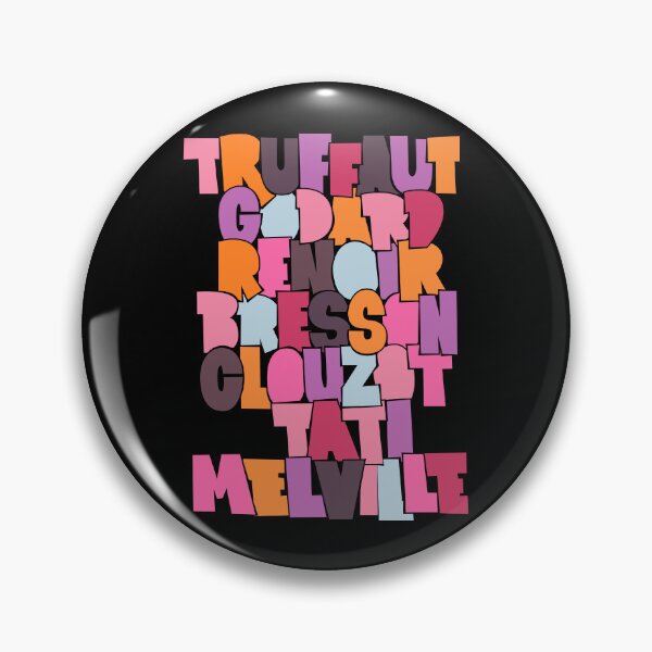 Item preview, French Cult Movie Directors Typo Design designed and sold by Boogosh.