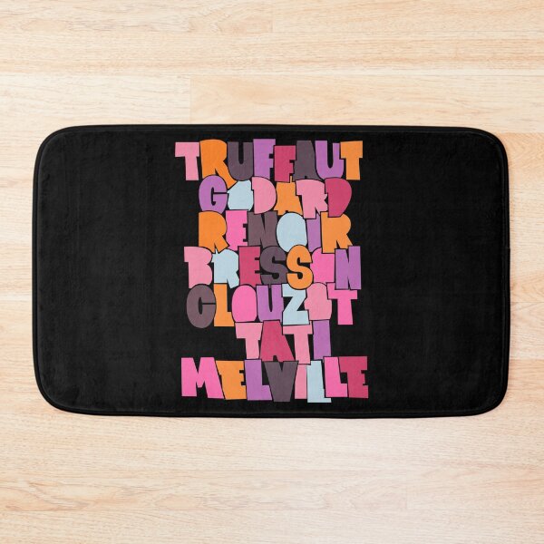 Item preview, French Cult Movie Directors Typo Design designed and sold by Boogosh.