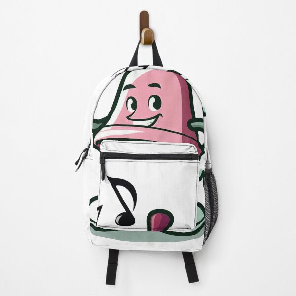 Item preview, happy handbell, pink mascot designed and sold by AxelBrook.