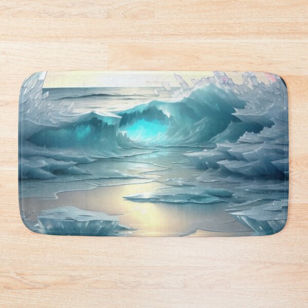 Item preview, Crystal icebergs beach designed and sold by mikaws.