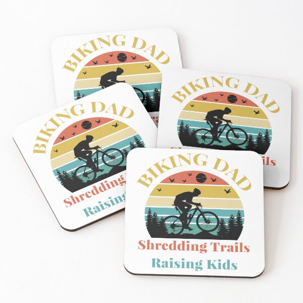 Item preview, Mountain Biking Dad - Shredding Trails, Raising Kids designed and sold by PlayfulMuse.