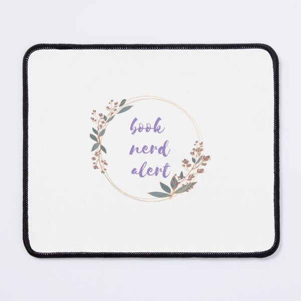 Item preview, Book Nerd Alert designed and sold by DESIGNERSSHOPP.