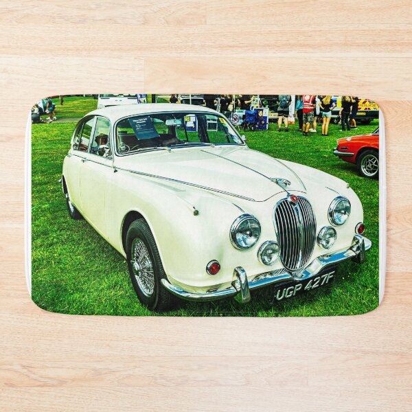 Item preview, Front of a cream Jaguar 3.4/340, 1968 designed and sold by Graham Cornall.