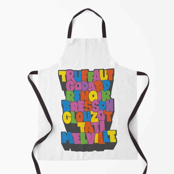 Item preview, French Cult Movie Directors Typo Design designed and sold by Boogosh.
