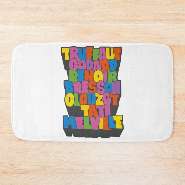 Item preview, French Cult Movie Directors Typo Design designed and sold by Boogosh.