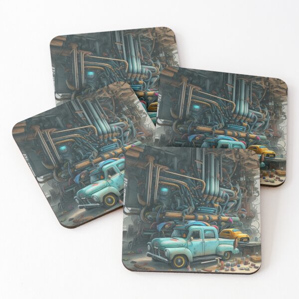 Item preview, vintage punk style car garage designed and sold by mikaws.