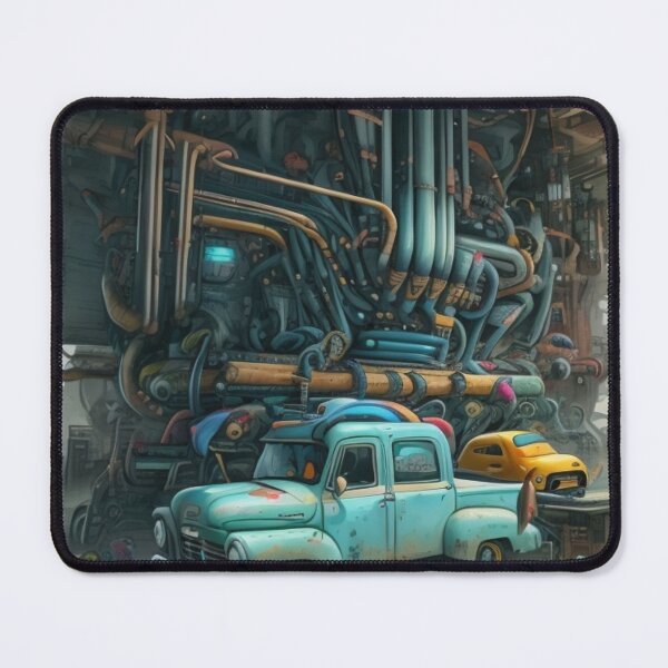 Item preview, vintage punk style car garage designed and sold by mikaws.