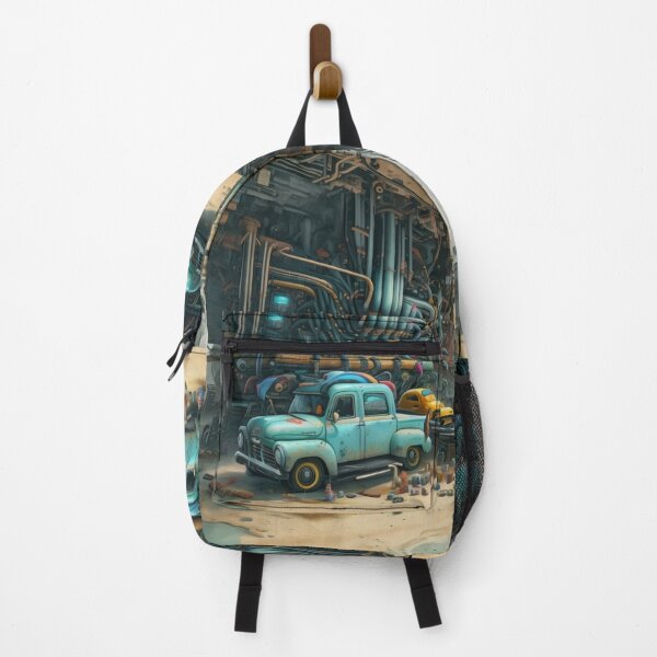 Item preview, vintage punk style car garage designed and sold by mikaws.