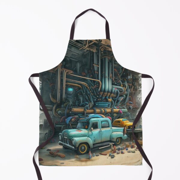 Item preview, vintage punk style car garage designed and sold by mikaws.