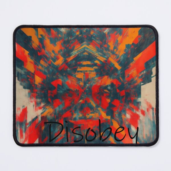 Item preview, Disobey Revolution Abstract Painting designed and sold by druidwolfart.