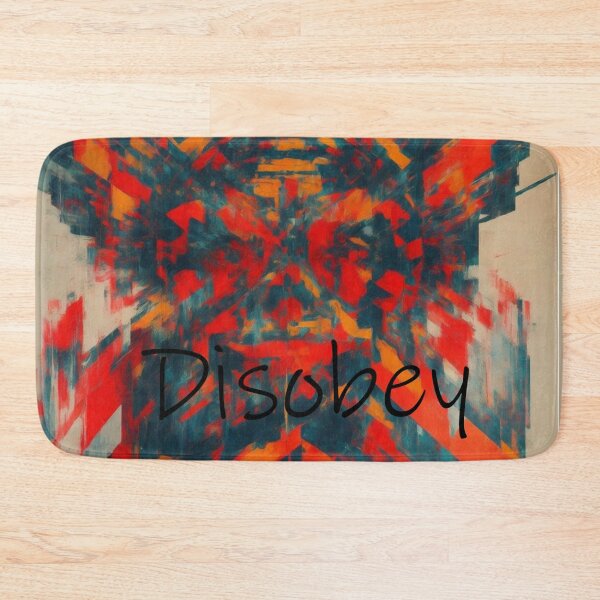 Item preview, Disobey Revolution Abstract Painting designed and sold by druidwolfart.