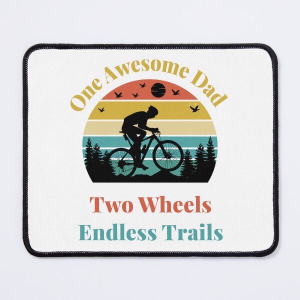 Item preview, Mountain Biking Dad - One Awesome Dad, Two Wheels, Endless Trails designed and sold by PlayfulMuse.