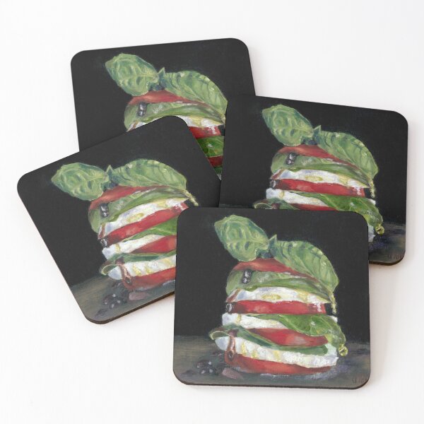 Item preview, delicious Italian Caprese salad, oil painting designed and sold by Astridsart-nl.