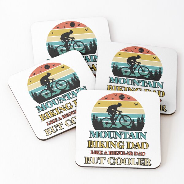 Item preview, Mountain Biking Dad - like a regular dad but cooler designed and sold by PlayfulMuse.
