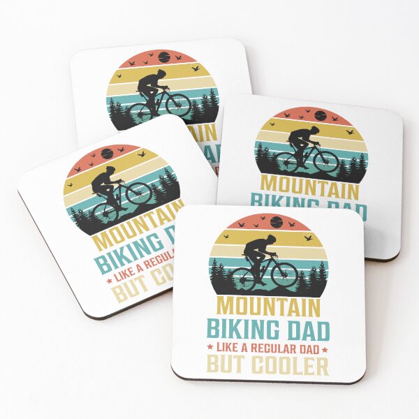 Item preview, Mountain Biking Dad - like a regular dad but cooler designed and sold by PlayfulMuse.