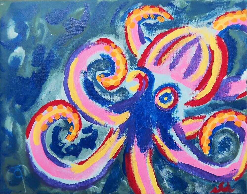 reversible rainbow octopus