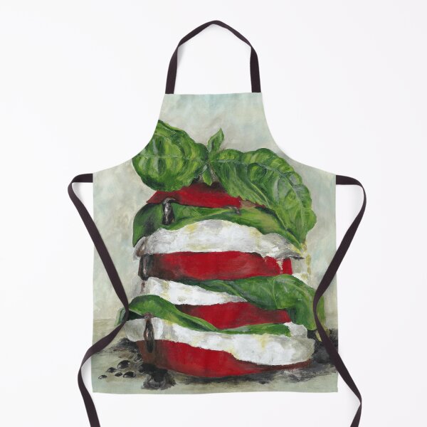 Item preview, Italian caprese salad painted in acrylic designed and sold by Astridsart-nl.