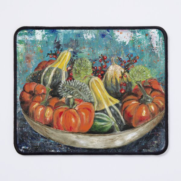 Item preview, Pumpkins in autumn, acrylic paint designed and sold by Astridsart-nl.