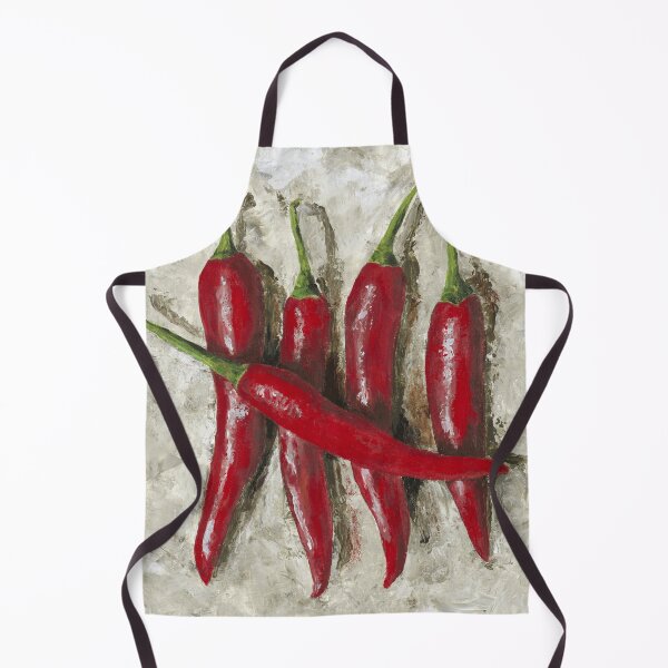 Item preview, the mathematical beauty of five red chilli peppers designed and sold by Astridsart-nl.