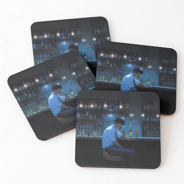 Item preview, Sad Shinji in Edward Hopper's Bar designed and sold by animaesthetic.