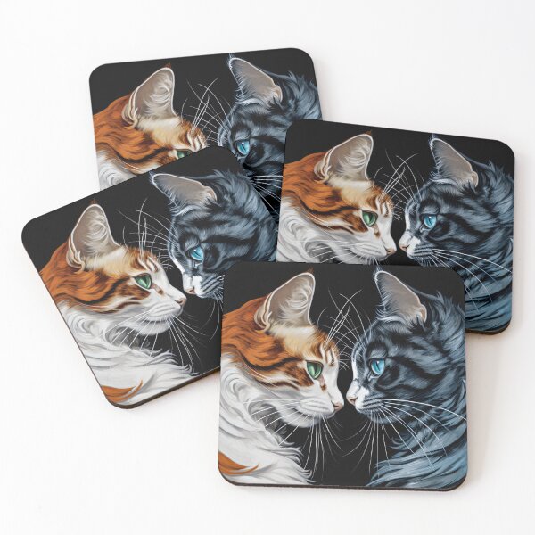 Item preview, Cats that Look in each other's Eyes designed and sold by MagicColorPrint.