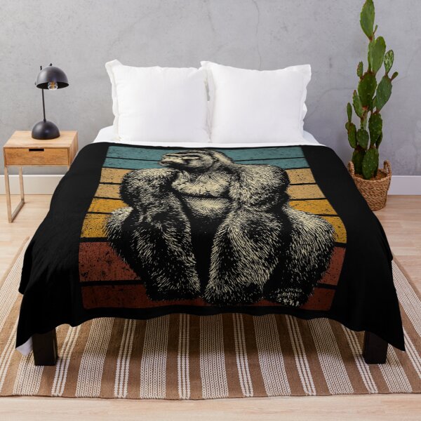 Item preview, Retro Vintage Gorilla Zoo Animal designed and sold by Kuki-shop.