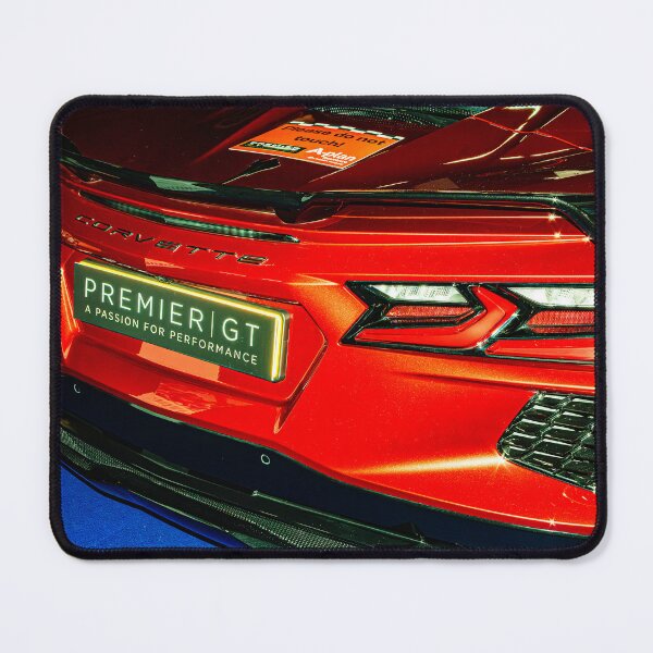 Item preview, The back of a red Chevrolet Corvette on display  designed and sold by Graham Cornall.