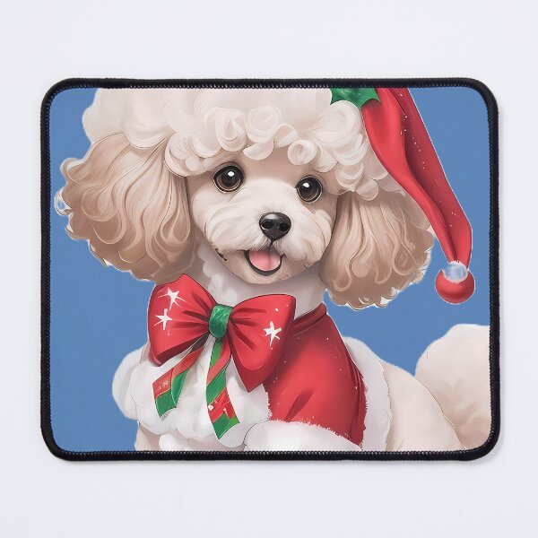 Item preview, Christmas Puddle Dog Splashing Through the Snow designed and sold by purrfect pattern.