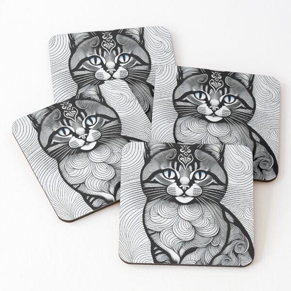 Item preview, Eclipse Kitty: Dark Cat Aesthetics designed and sold by PrintopiaHaven.