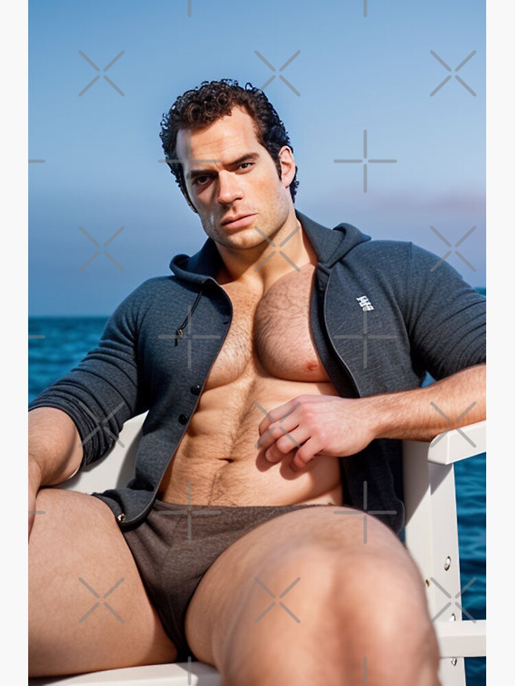 Iman for Sale con la obra henry cavill en la playa de appa sr Redbubble