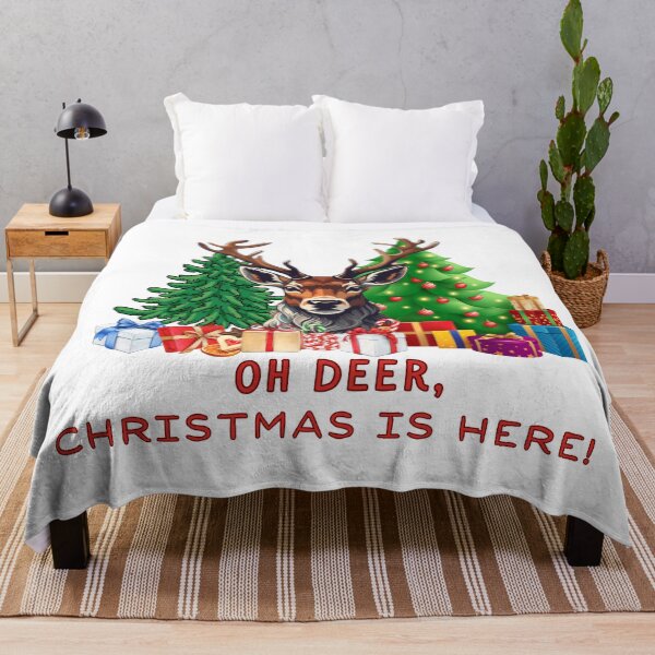 Item preview, Christmas gifts,"Oh Deer, Christmas is Here!" designed and sold by LindaLG.