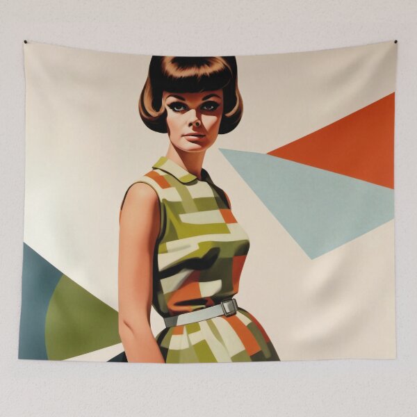 Item preview, Retro Fusion: Pop Art Geometry designed and sold by opulantorbit.