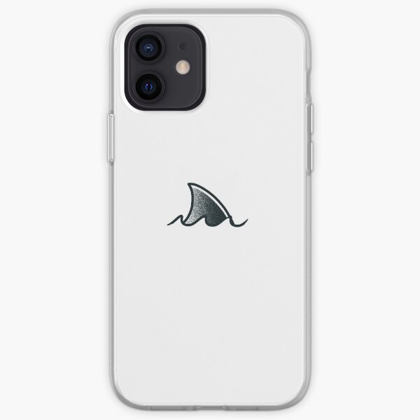 Shark Fin Tattoo Flash. iPhone Soft Case