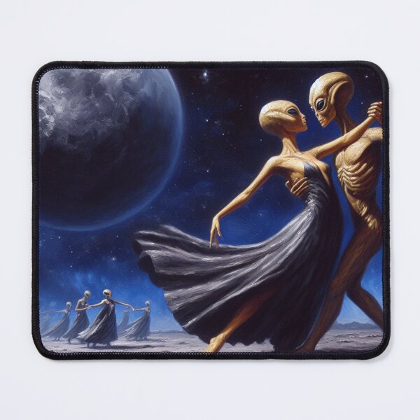Item preview, Alien couple dancing in the moonlight designed and sold by Andreja's shop.
