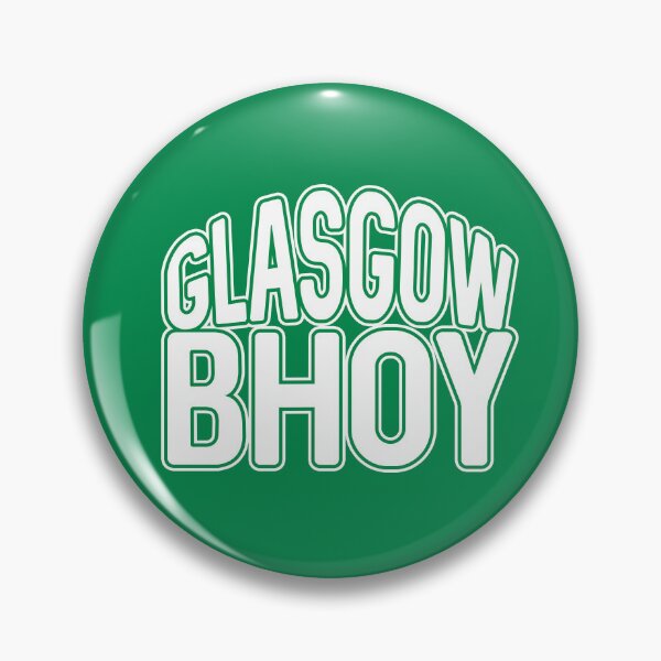 Item preview, GLASGOW BHOY, Glasgow Celtic Football Club White and Green Text Design designed and sold by MacPean.