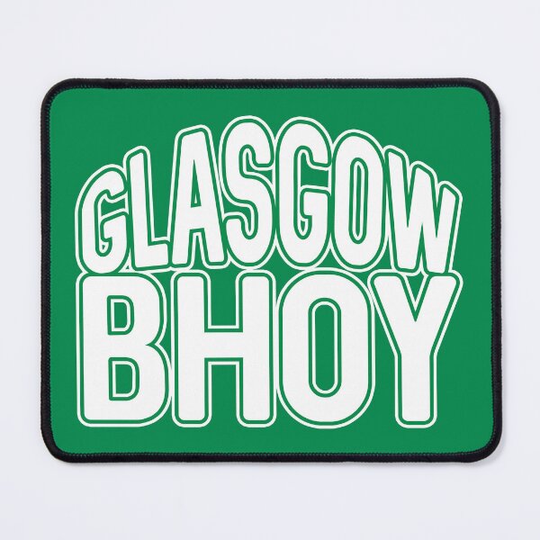 Item preview, GLASGOW BHOY, Glasgow Celtic Football Club White and Green Text Design designed and sold by MacPean.